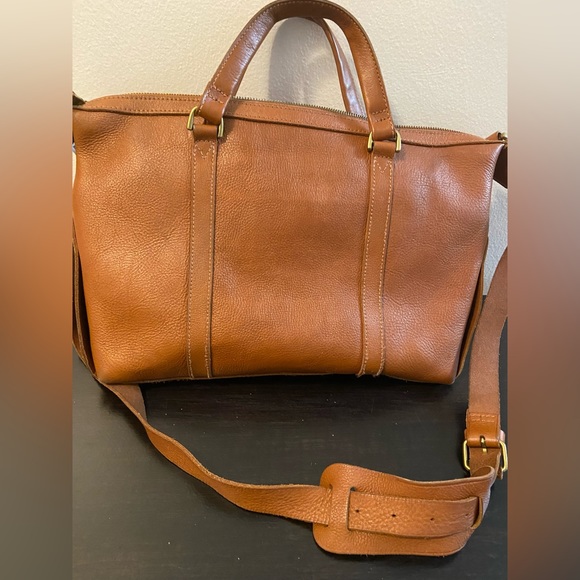 MADEWELL Glasgow English Saddle Leather Satchel Top Handle Shoulder Bag B6386 - Picture 3 of 16